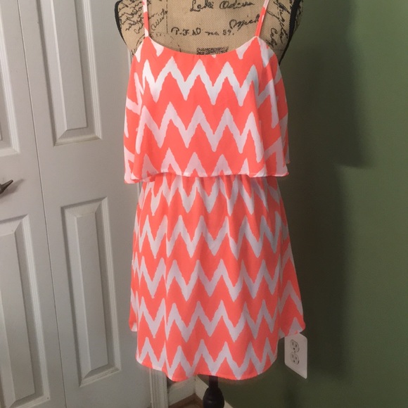 Rue21 Dresses & Skirts - Rue21 Neon Orange Dress